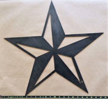 Image of item: 3-D 24" FLAT STAR