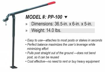 Image of item: T-POST PULLER PP-100