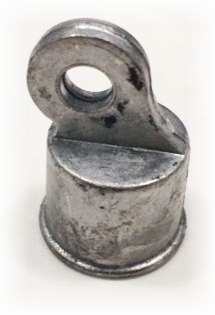 Image of item: 13/8" RAIL END CUP  ALUMINUM