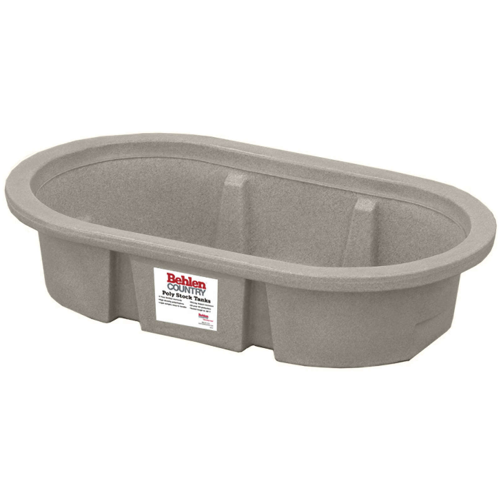 STOCK TANK POLY 60 Gallon 2'x 1'x 4′ ROUND END, 48% OFF