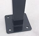 Image of item: 2"x74"post with base16ga.w/5x5base plate