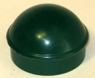 Image of item: 2-3/8" DOME CAP     (GREEN)