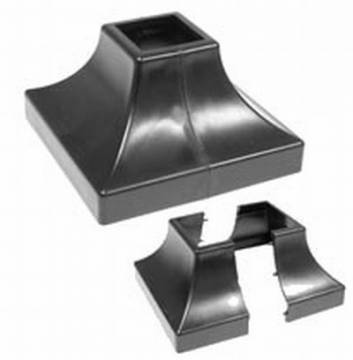 Image of item: 4"PLASTIC BASE COVER 2pc.fits 2"sq.post