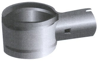 Image of item: 1 7/8" x 1 5/8" ERC END RAIL CLAMP