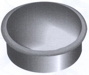 Image of item: 2-3/8"STEEL DOME CAP (AMERICAN MADE)