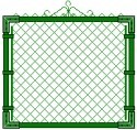 Image of item: GREEN 48"X48" W/GATE