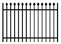 Image of item: 46" 2RL CLASSIC GATE 71" WIDE