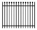 Image of item: 58" 2RL CLASSIC GATE 71" WIDE