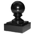 Image of item: 2" BALL CAP         AMERISTAR (BLACK)
